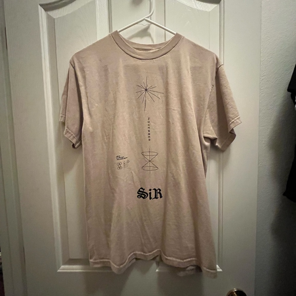 SiR Top Dawg Entertainment Beige Graphic T-Shirt